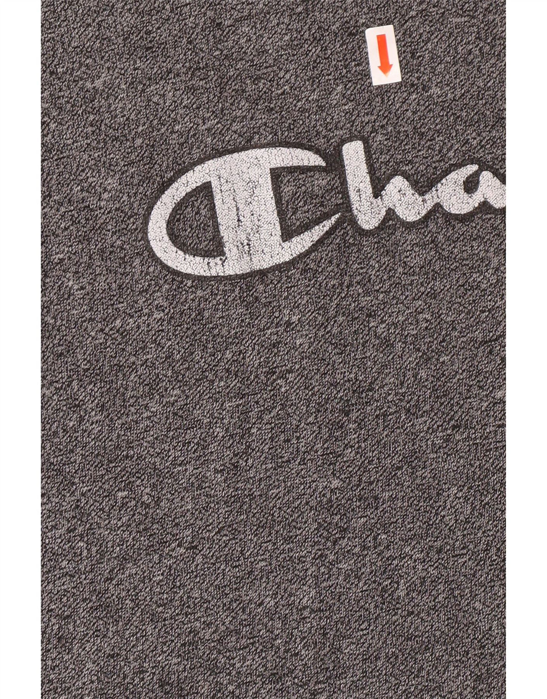 Champion Herre grafisk T-shirt Top Medium Grå Flecked