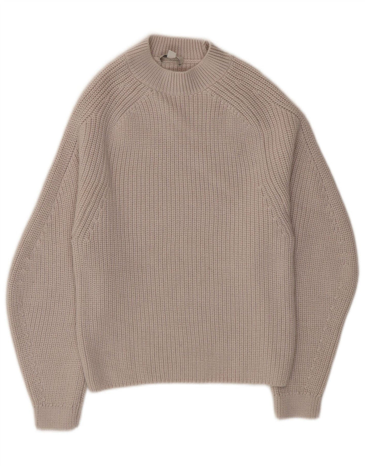 Cos Dame Turtle Neck Sweater UK 6 XS Grå Uld
