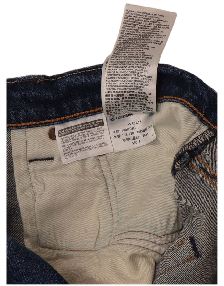 Levi's Herre 541 tilspidsede jeans W42 L30 blå bomuld