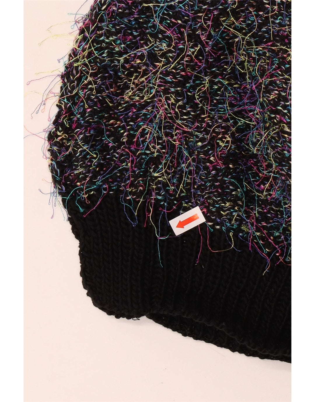 Vintage Dame Oversized Turtle Neck Jumper Sweater UK 18 XL Flerfarvet