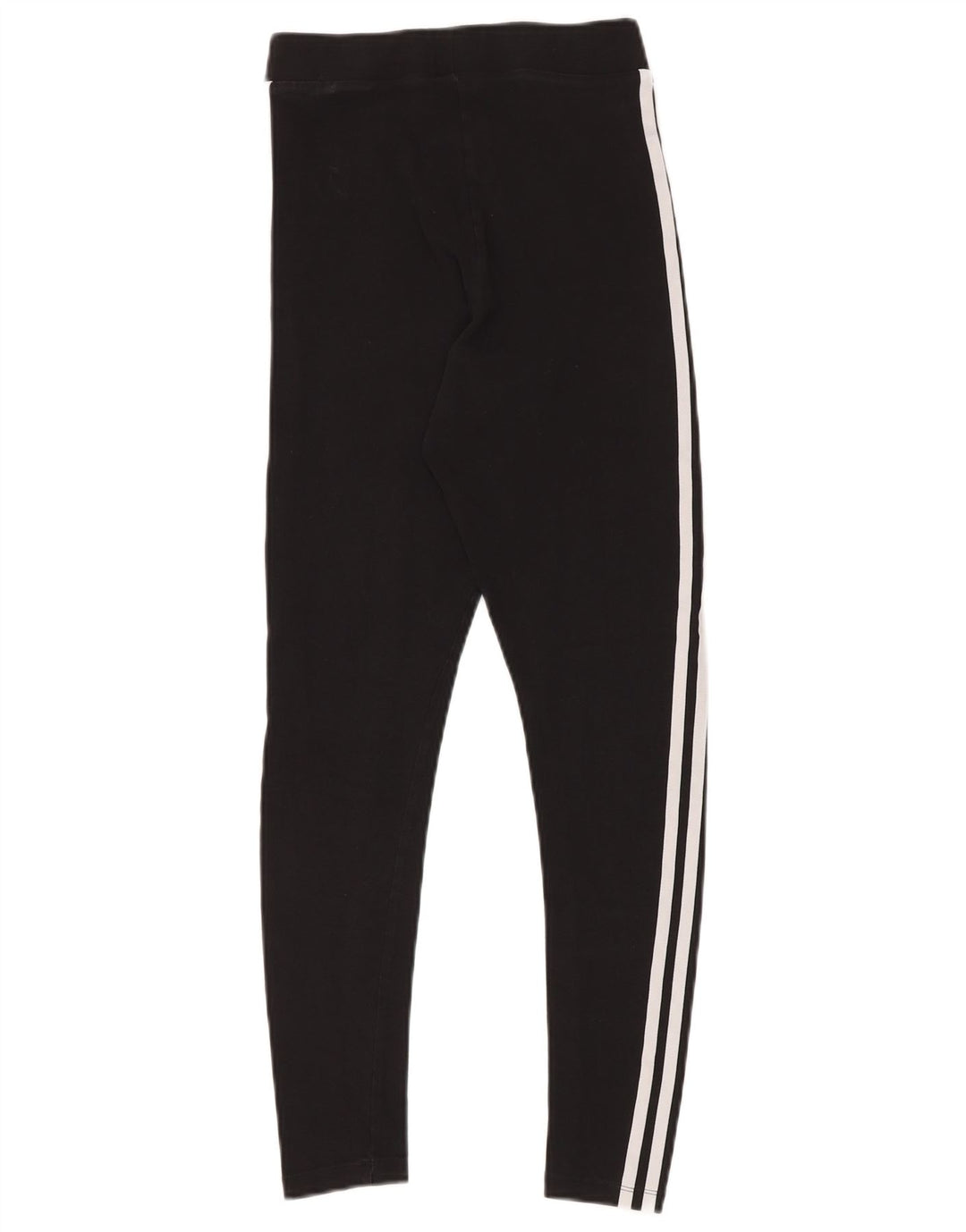 ADIDAS Womens Leggings UK 8 Small Black Bomuld