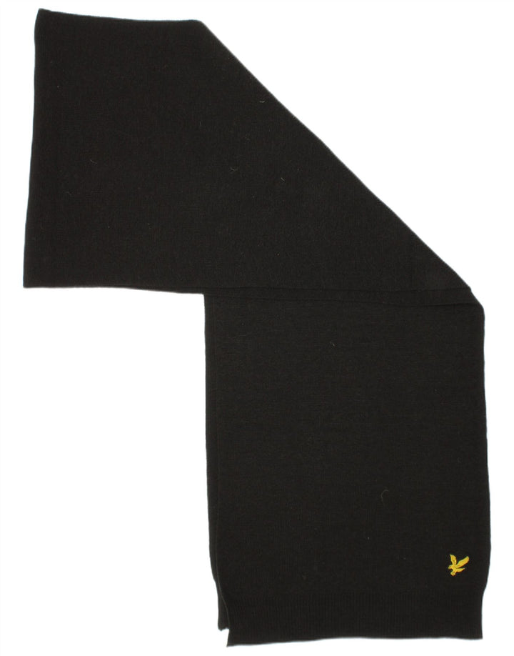 Lyle & Scott herre rektangeltørklæde One Size sort polyester