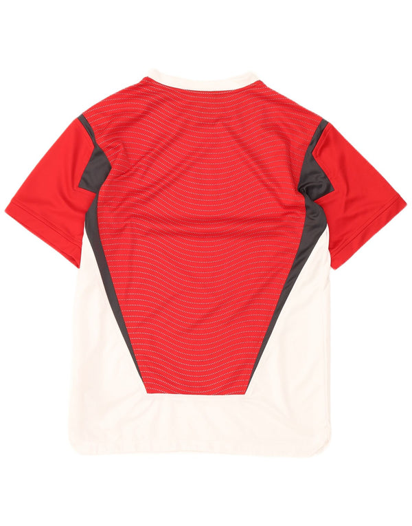 Nike Boys Graphic T-Shirt Top 13-14 Years XL White Colourblock Polyester