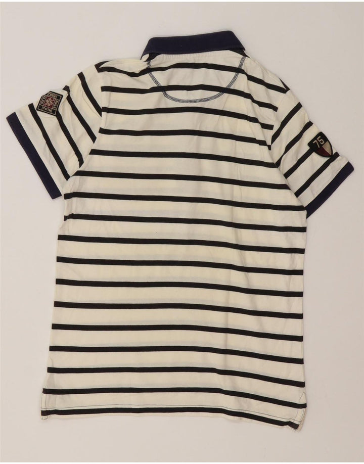 Jack & Jones Grafisk poloshirt til mænd, lille hvid stribet