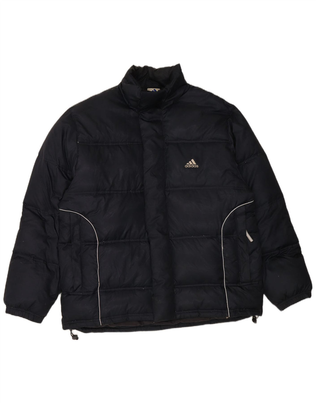 ADIDAS Polstret herrejakke UK 40/42 Medium Navyblå polyester