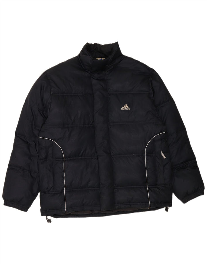 ADIDAS Polstret herrejakke UK 40/42 Medium Navyblå polyester