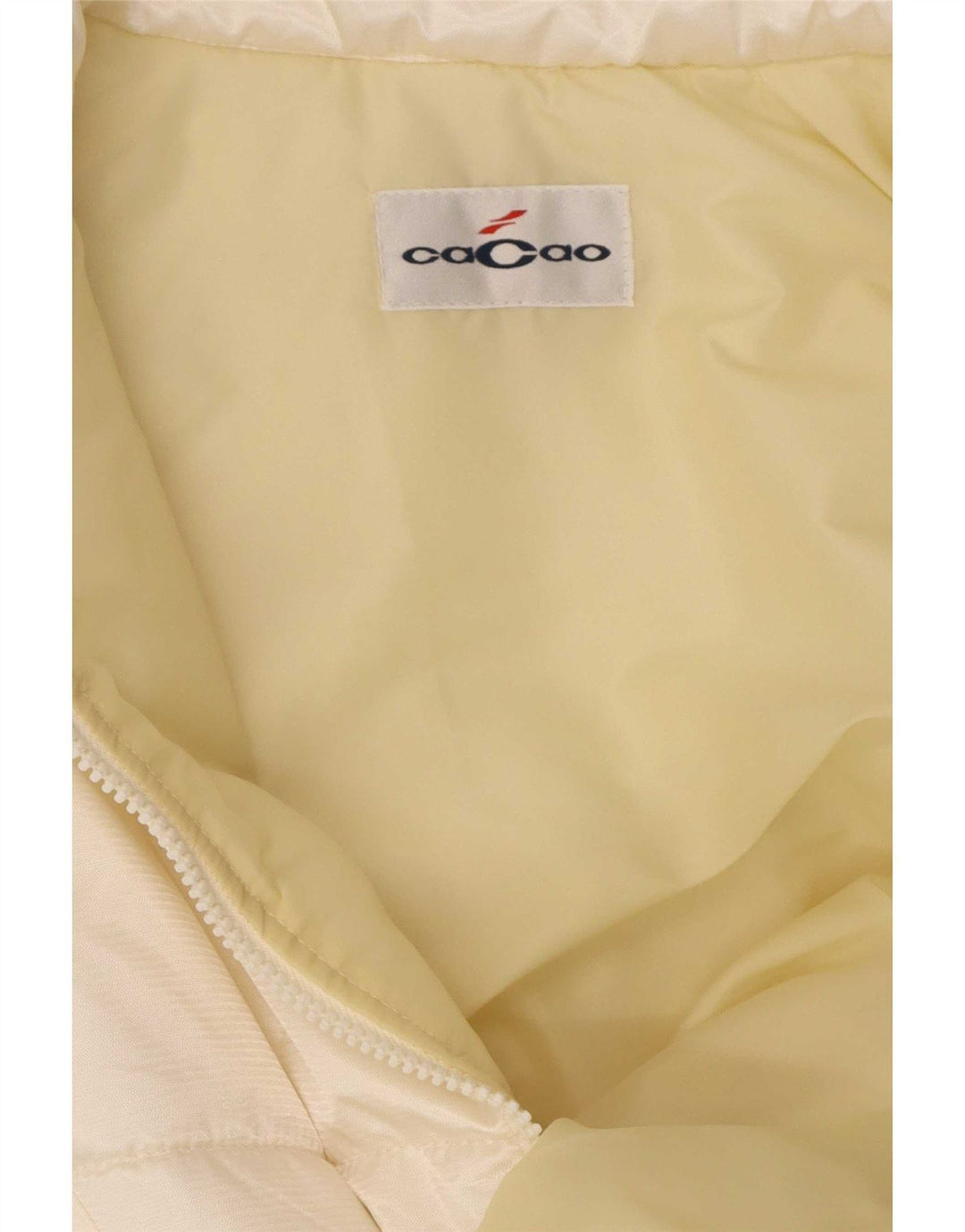 Cacao Womens Polstret Gilet EU 38 Medium White Polyamid