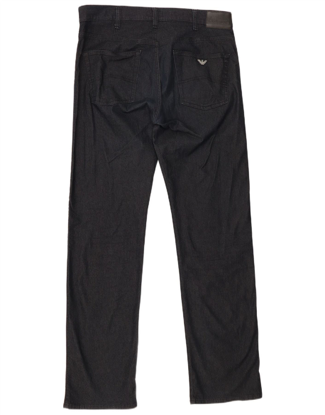 ARMANI Straight Jeans til mænd W36 L35 Marineblå Bomuld