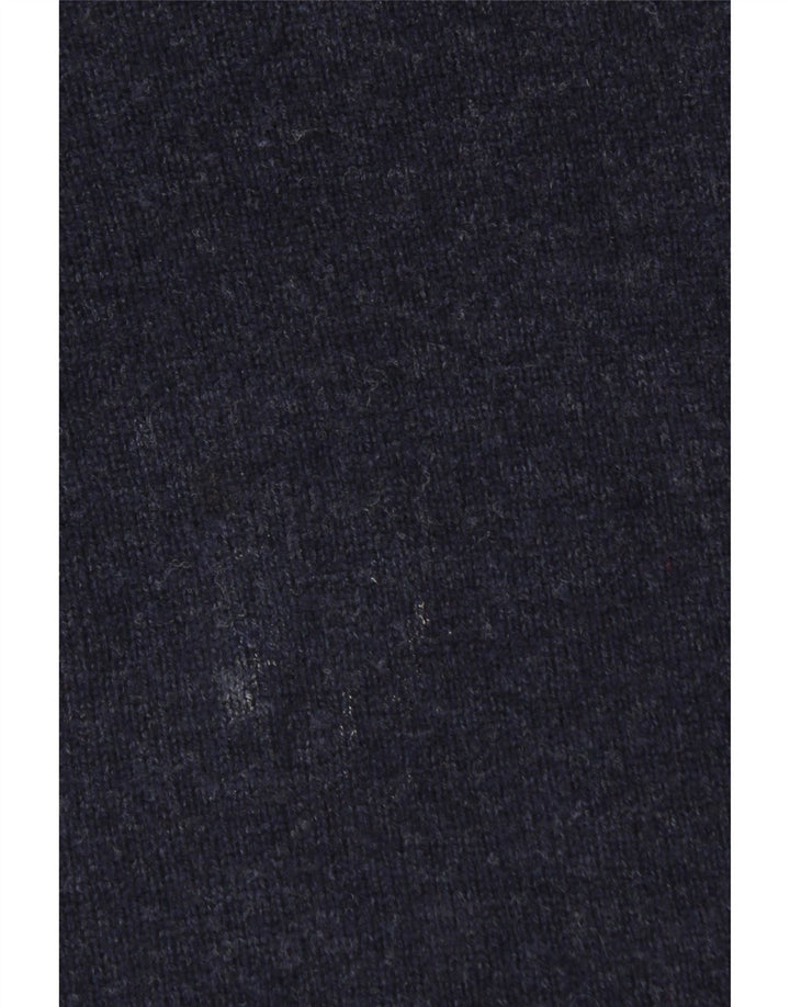 JAMES PRINGLE Herre sweater med rund hals, stor marineblå uld