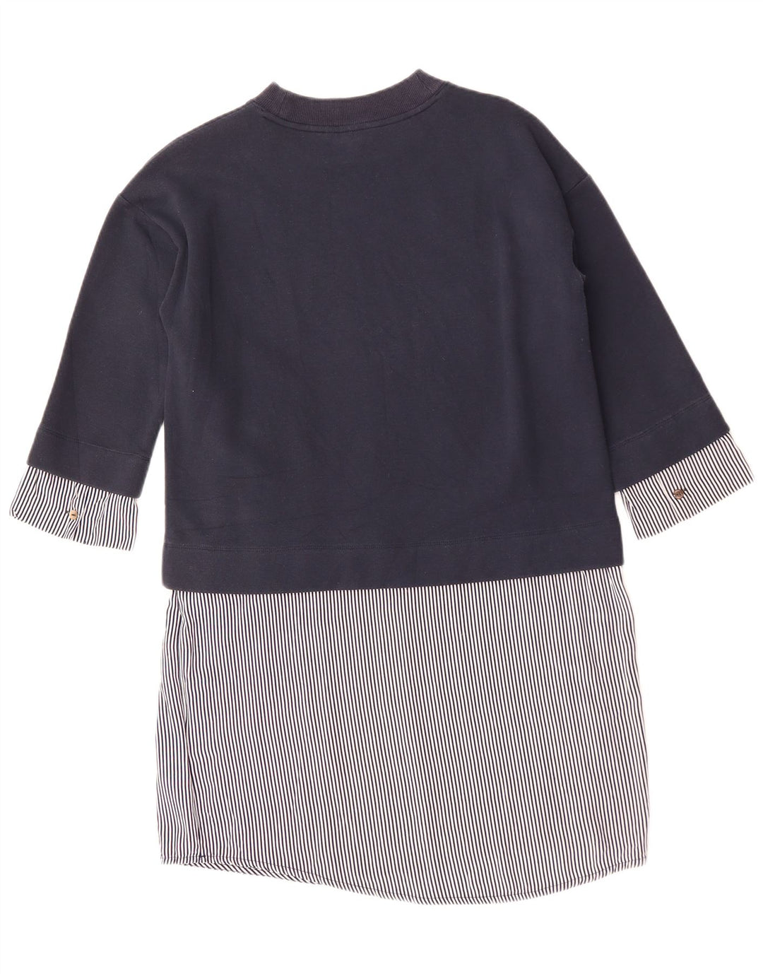 TOMMY HILFIGER Shift Dress til kvinder UK 14 Medium Navy Blue Colourblock