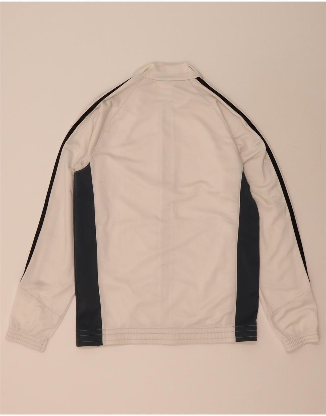 Adidas Træningsdragt til mænd, topjakke UK 36/38 Small White Colourblock Polyester