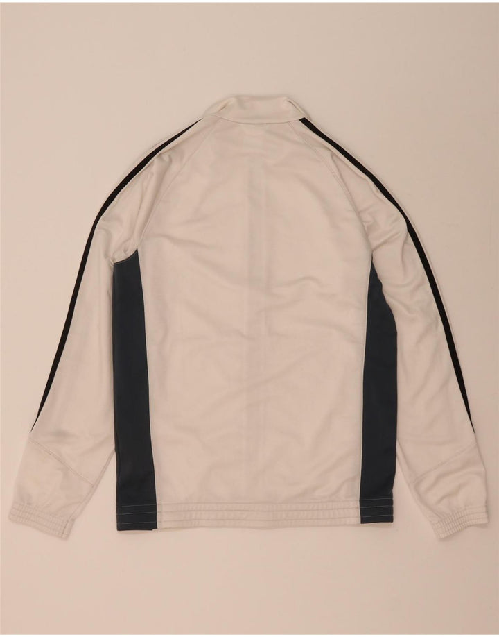 Adidas Træningsdragt til mænd, topjakke UK 36/38 Small White Colourblock Polyester