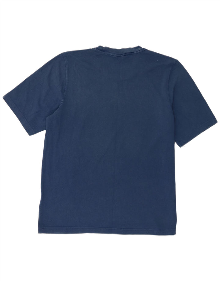 Adidas Herre grafisk T-shirt Top Medium Marineblå Bomuld