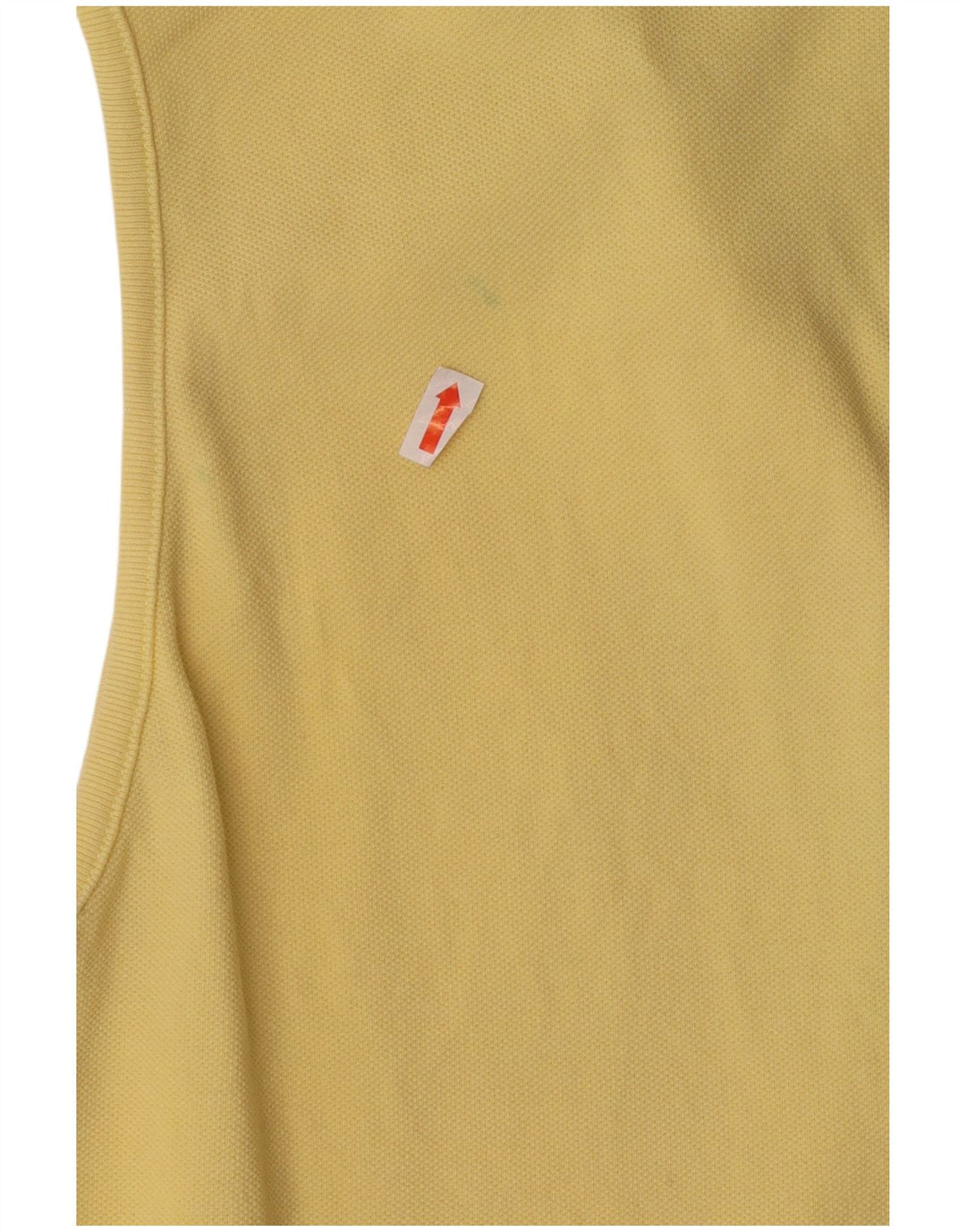 ARMATA DI MARE Womens Sleeveless Shirt IT 46 Large Yellow Cotton