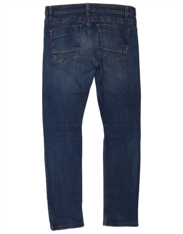 Bikkembergs Herre Slim Jeans W34 L32 Blå