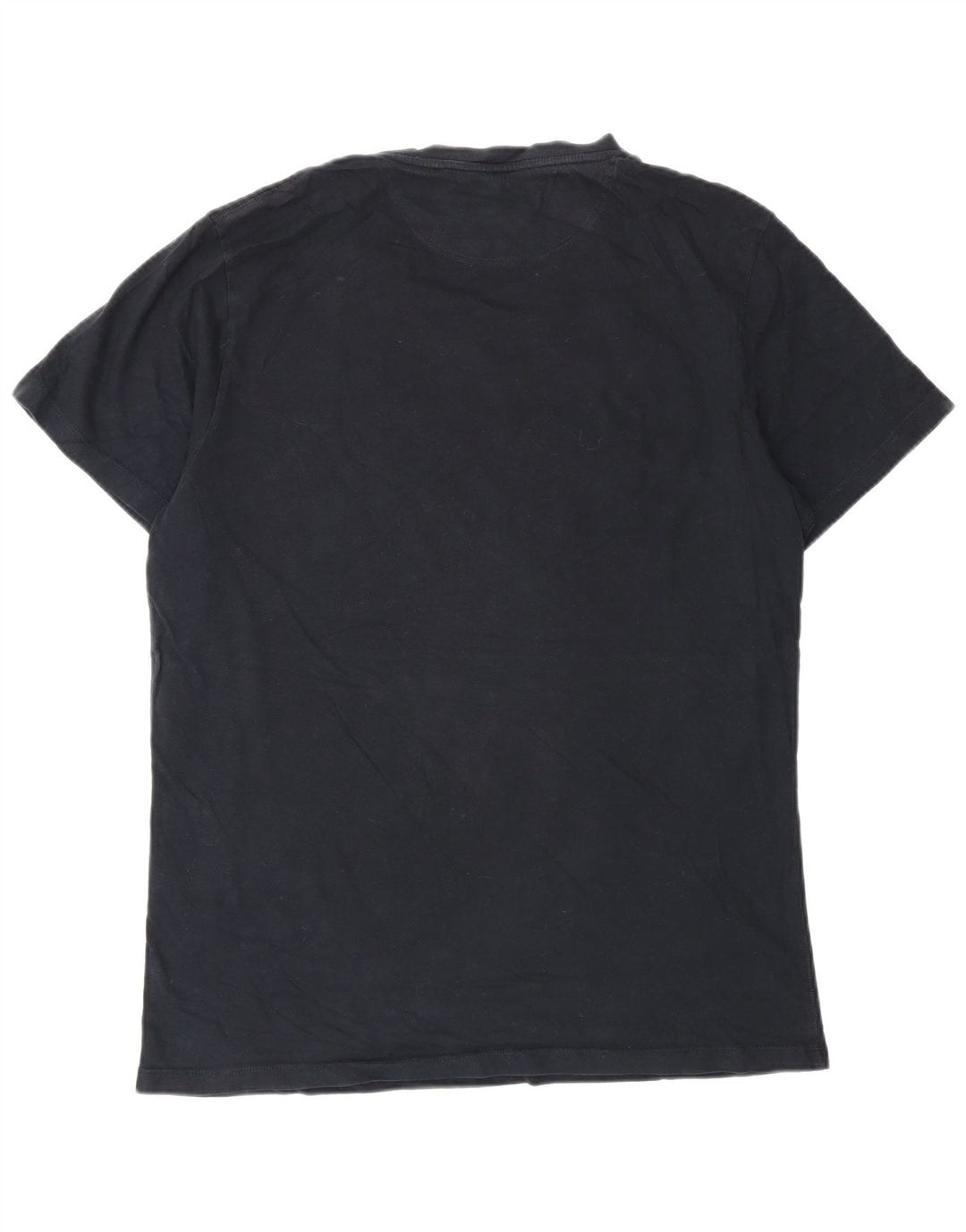 French Connection Herre grafisk T-shirt Top Stor marineblå bomuld