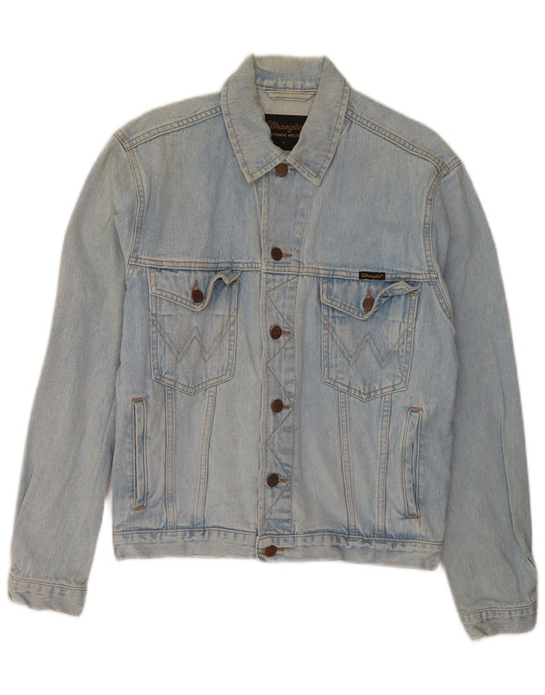 Wrangler Herre denimjakke UK 36 Small Blue Cotton