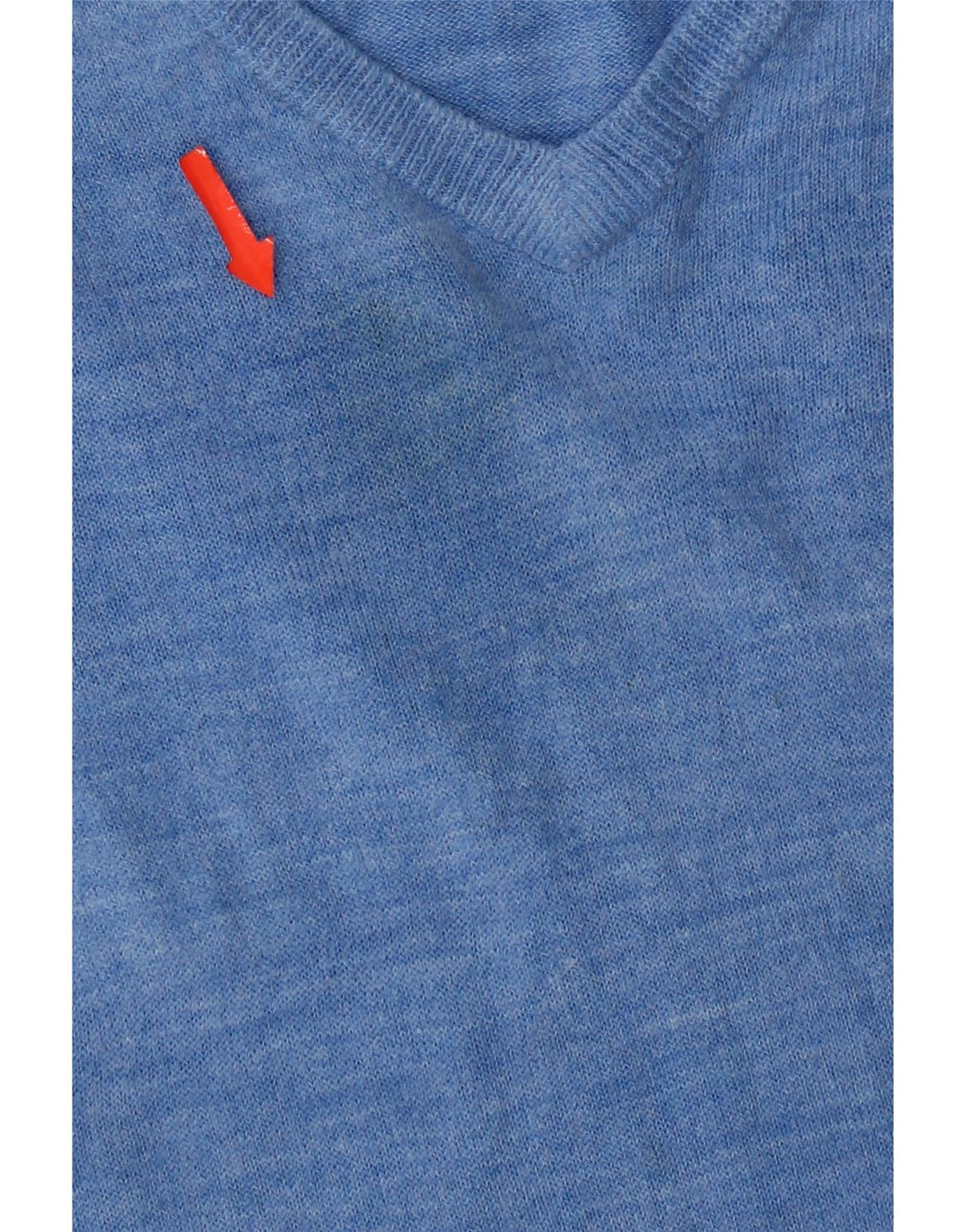 Marks & Spencer Herre V-hals sweater Stor blå akryl