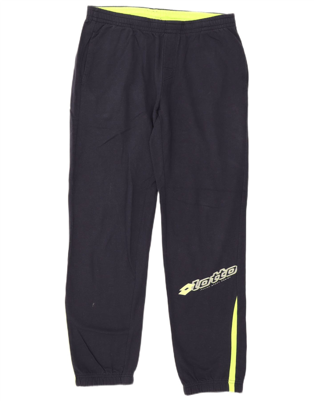 Lotto Herre grafisk træningsdragt Bukser Joggers Medium Navy Blue Colourblock