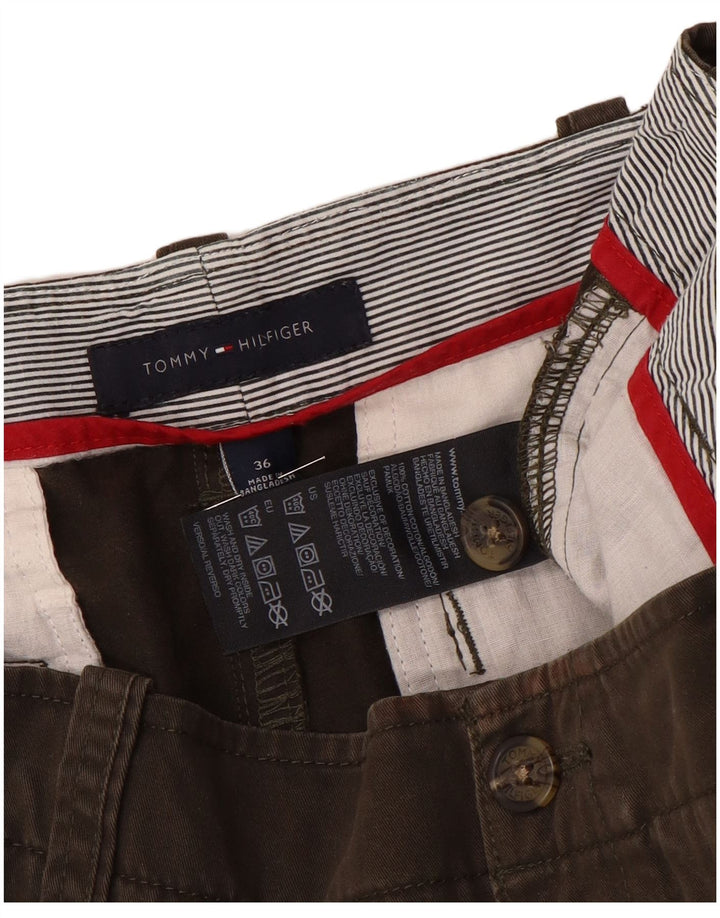 Tommy Hilfiger Herre Cargo Shorts W36 Stor Brun Bomuld
