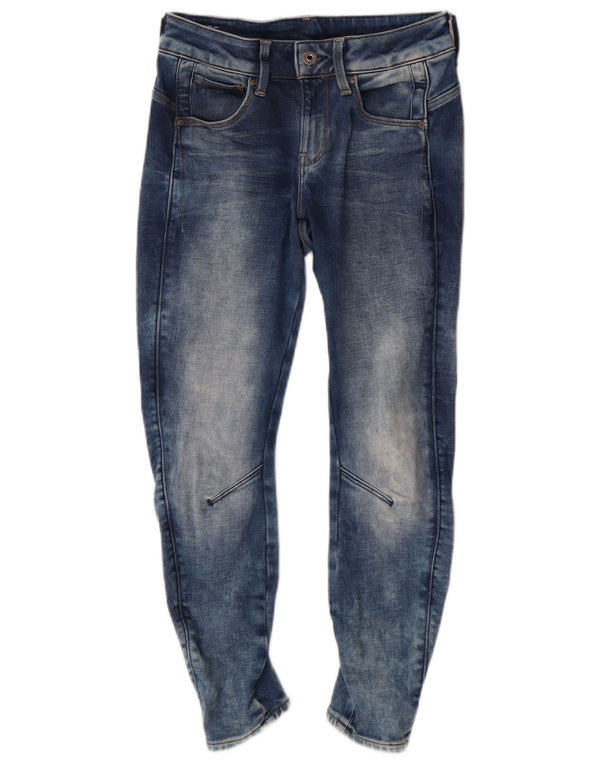 G-Star Dame Skinny Jeans W24 L24 Blå Bomuld