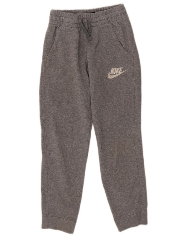 Nike Boys Standard Fit Tracksuit Trousers Joggers 8-9 Years Small Grey