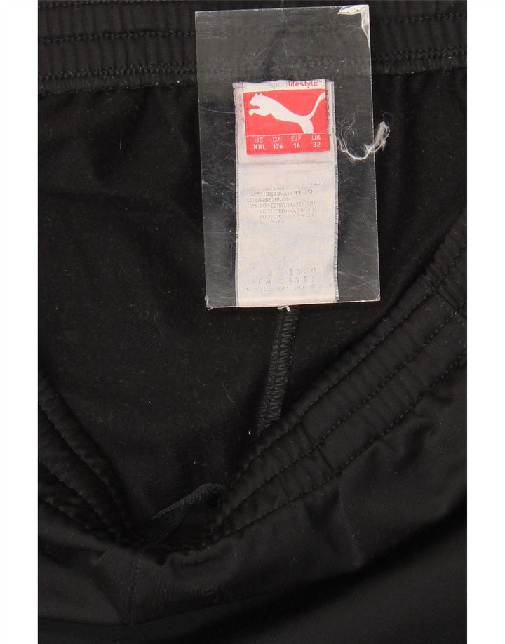 Puma Boys Grafisk træningsdragt Bukser Joggers 15-16 år Sort Polyester