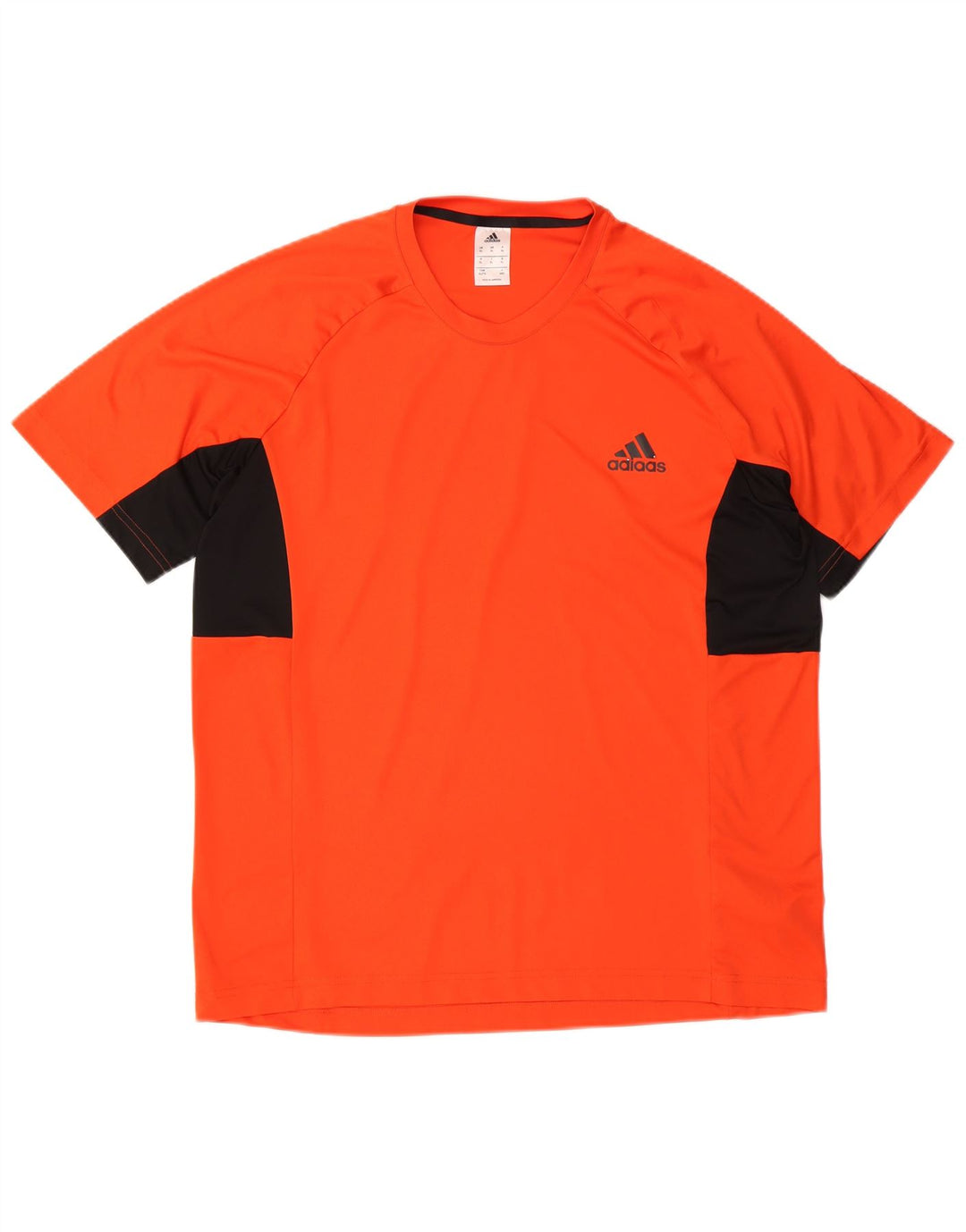 Adidas Herre Climalite træningsdragt Top XL Orange Colourblock Polyester