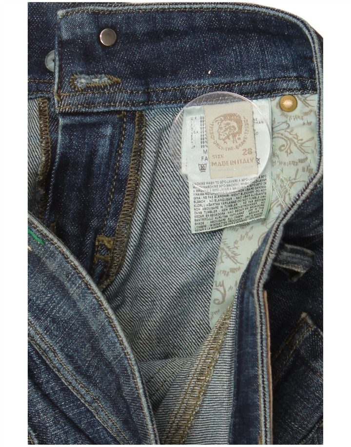 DIESEL Dame Slim Jeans W28 L32 Marineblå Bomuld