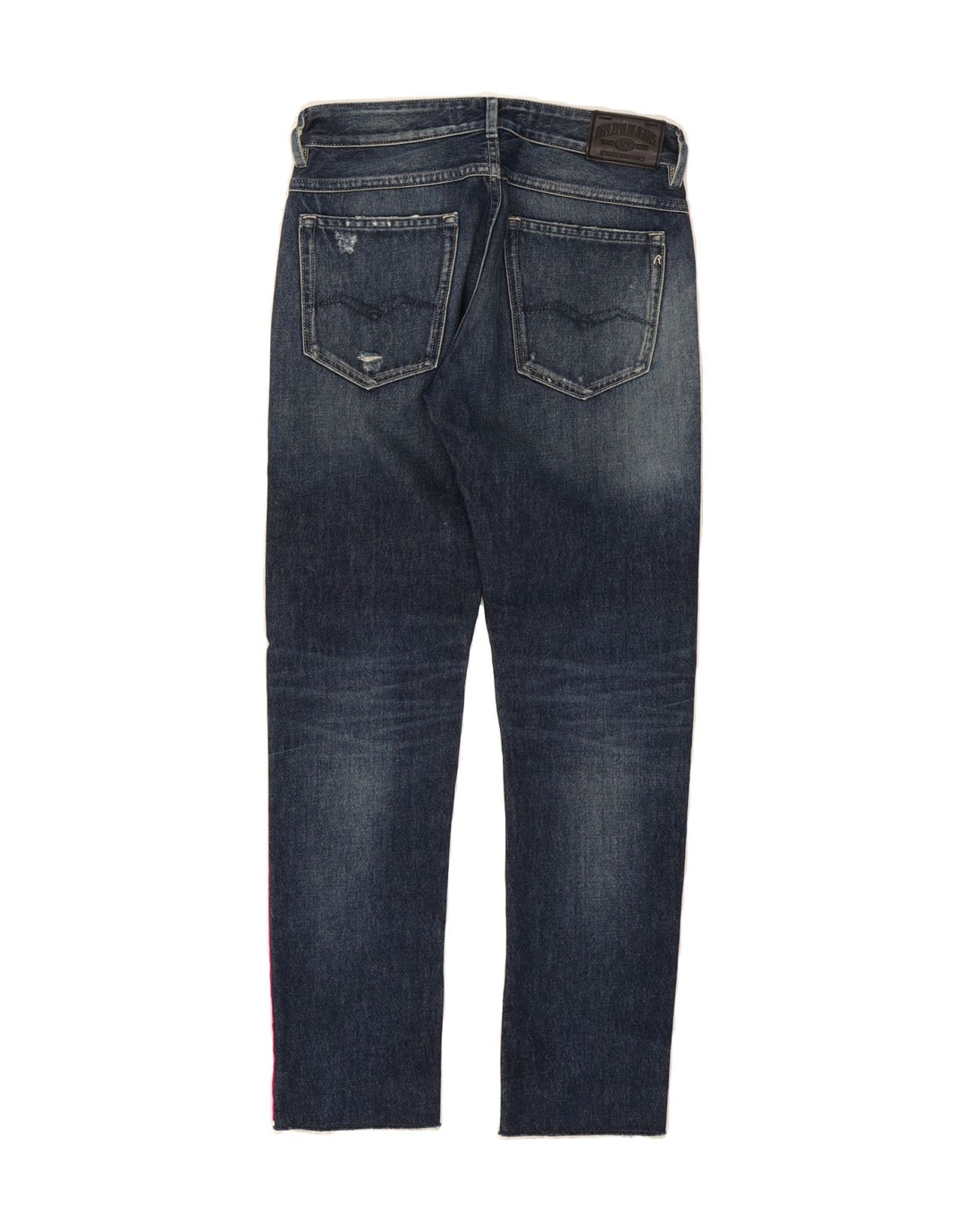 REPLAY Womens Heter Distressed Slim Jeans W25 L30 Blue Vintage Replay and Second-Hand Replay from Messina Hembry 