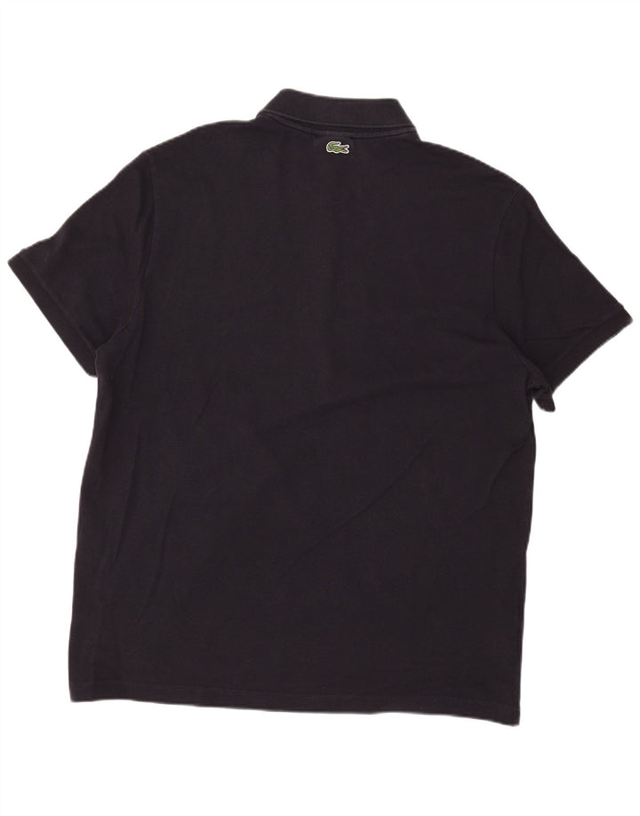 Lacoste Herre Regular Fit Polo Shirt Størrelse 7 2XL Navy Blue
