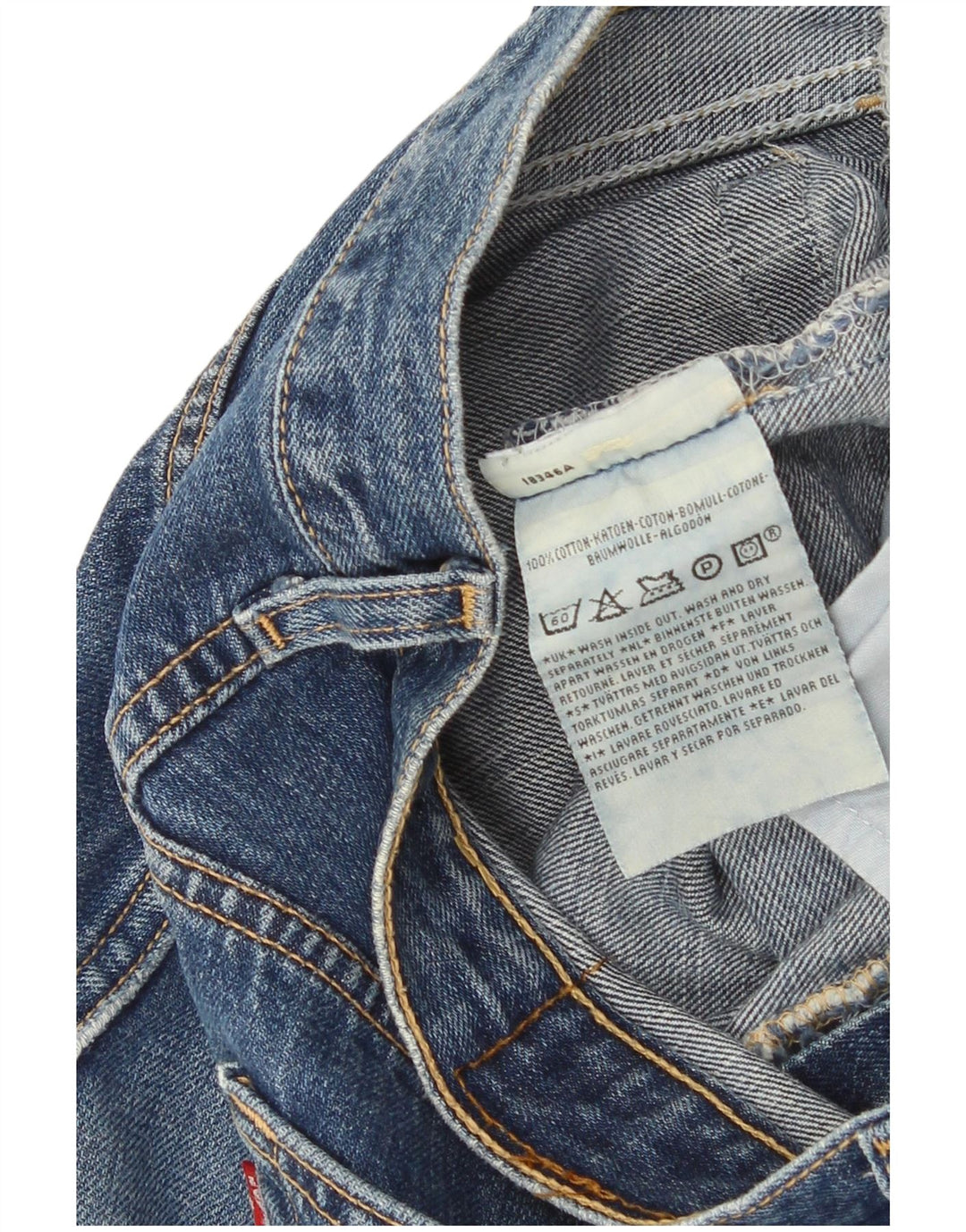 Levi's Herre Capri Jeans Str. 34 W34 L17 Blå Bomuld
