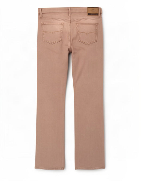 Marks & Spencer Mens Blue Harbour Straight Jeans W40 L35 Beige Cotton