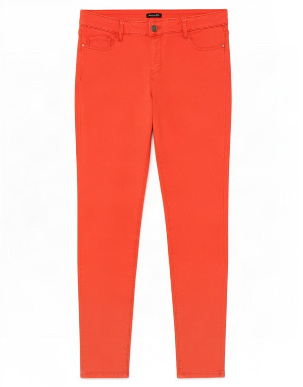 Massimo Dutti Dame Skinny Jeans EU 40 Medium W30 L29 Rød