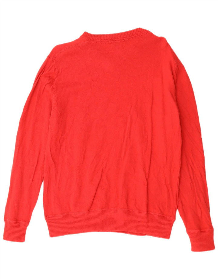Tænk Pink Dame V-hals sweater XL Rød Uld