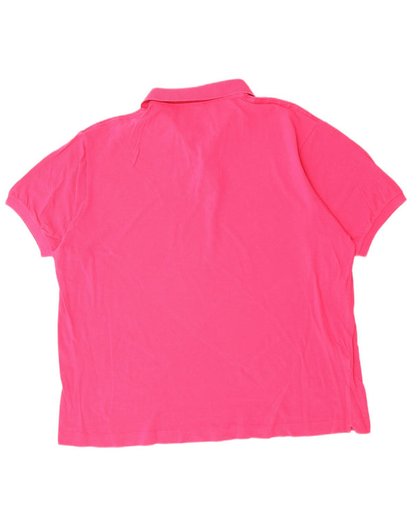 LACOSTE Poloshirt til mænd str. 9 5XL Pink Bomuld
