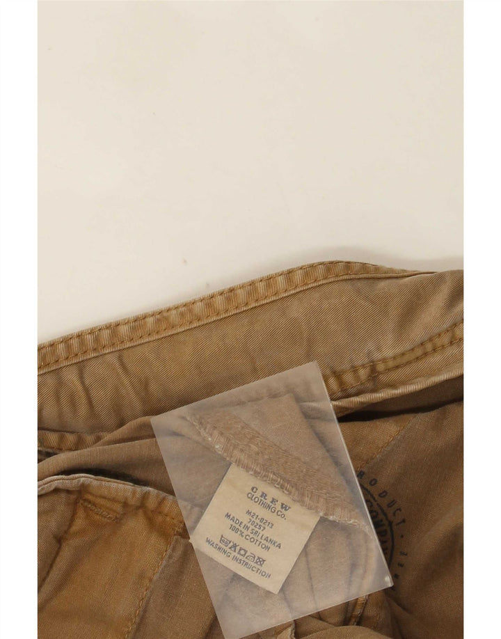 Crew Clothing Herre Cargo Shorts W38 XL Brun Bomuld