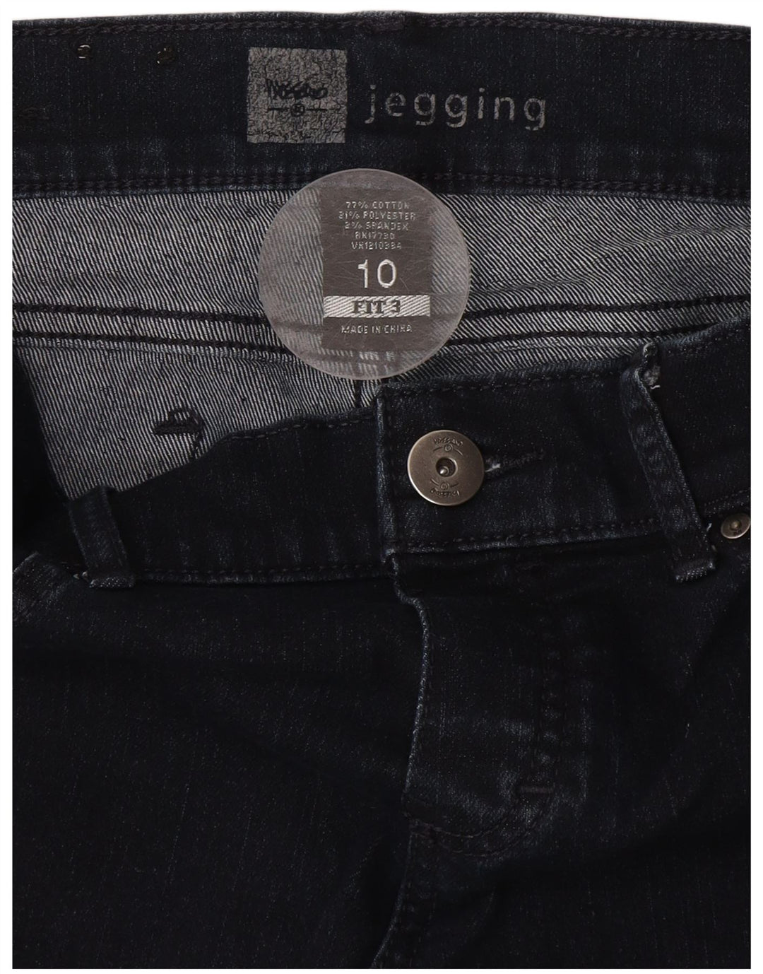 MOSSIMO Dame Jegging Jeans US 10 Medium W34 L31 Marineblå Bomuld