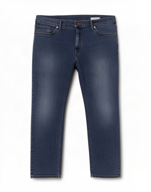 Marks & Spencer Herre Slim Jeans W38 L29 Blå Bomuld