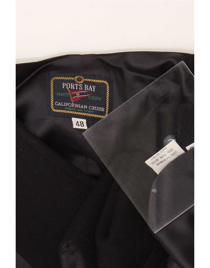 Vintage herrevest IT 48 Medium Navy Blue Wool