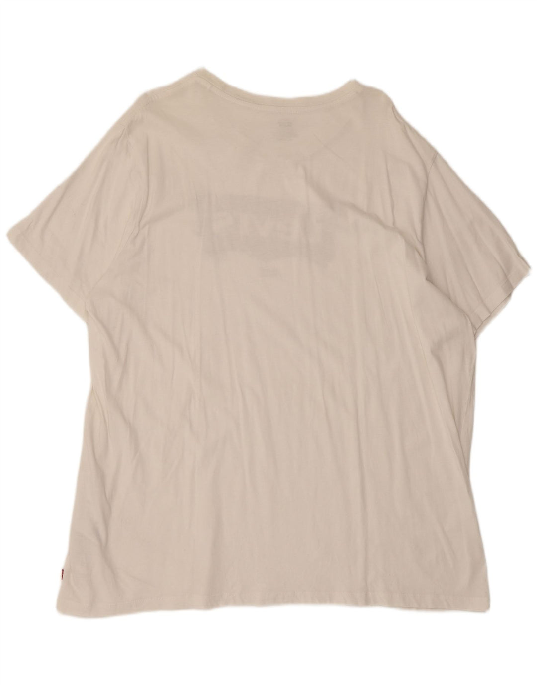 Levi's Grafisk T-shirt top til kvinder 2XL hvid bomuld