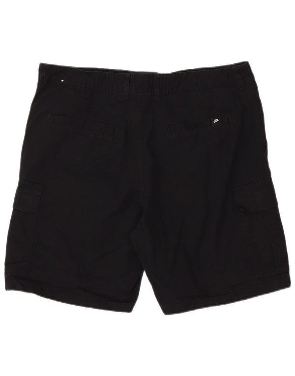 Nike Herre Cargo Shorts W36 Large Black Bomuld
