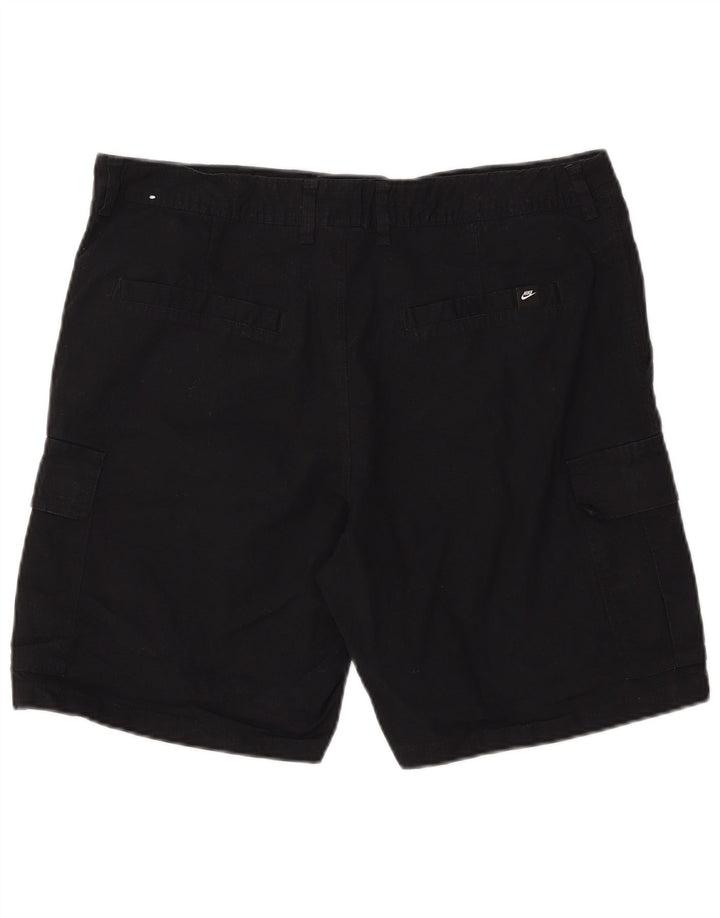 Nike Herre Cargo Shorts W36 Large Black Bomuld