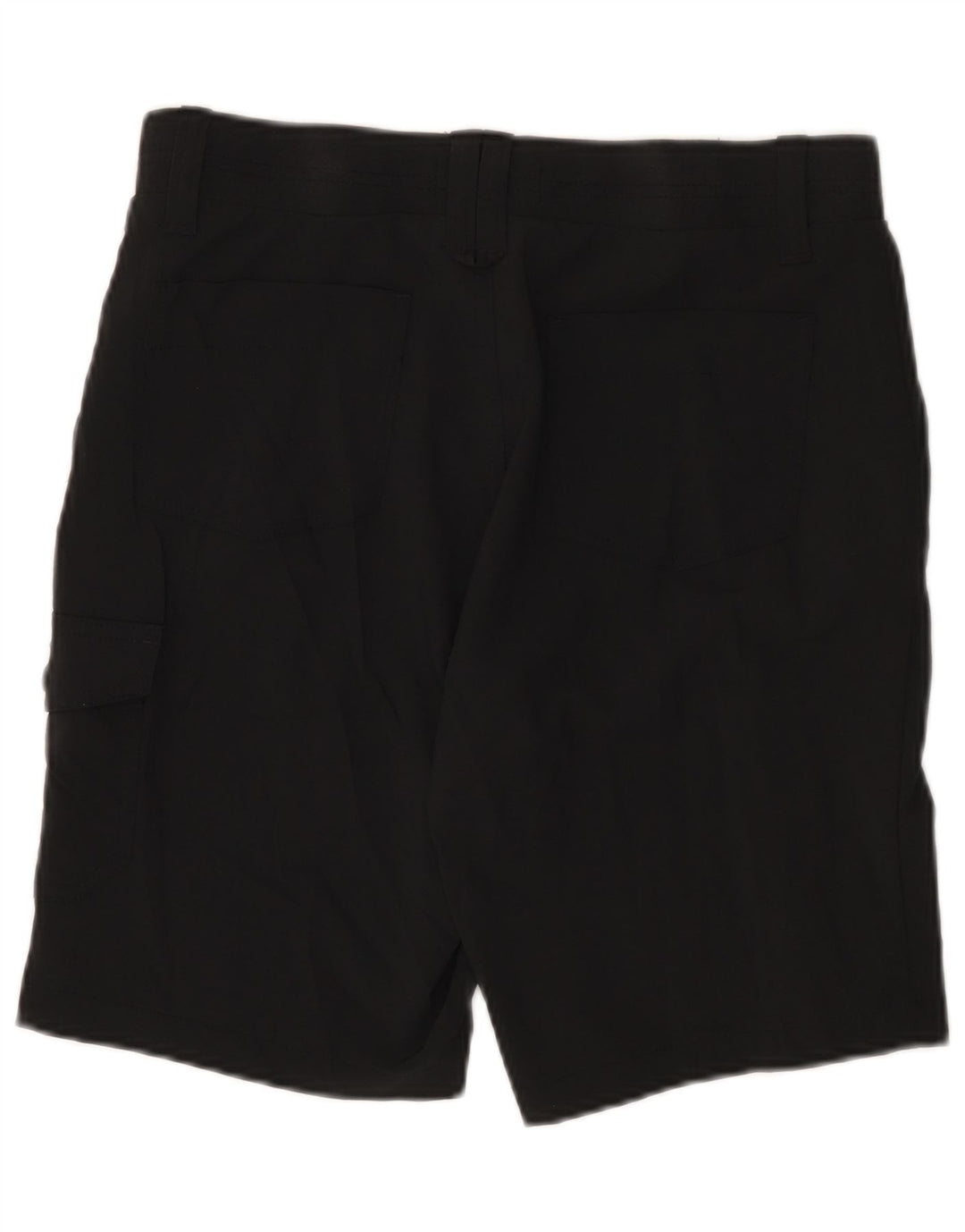 LEE Womens Riders High Waist Cargo Shorts US 10 Large W30 Black Polyester