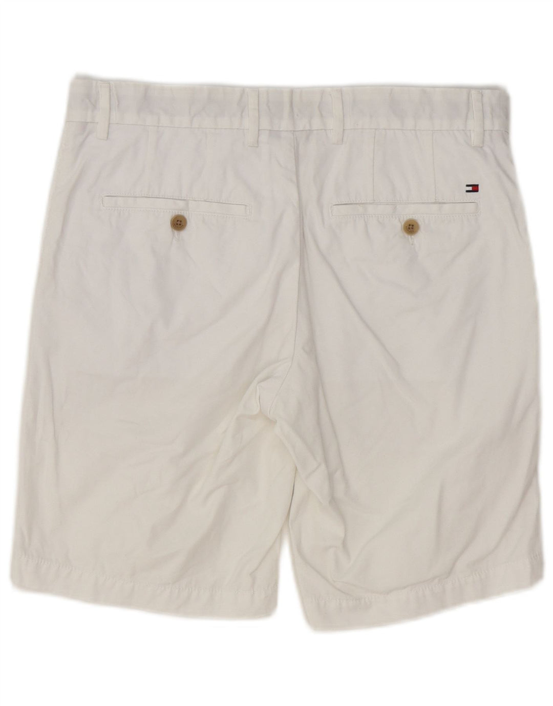 Tommy Hilfiger Herre Brooklyn Chino Shorts W32 Medium Hvid Bomuld