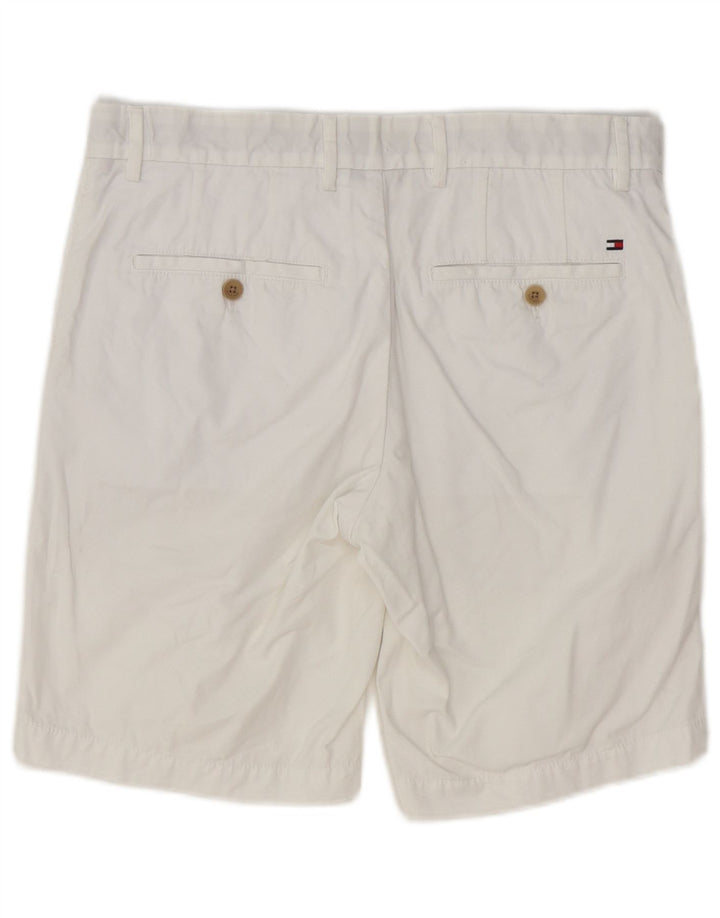 Tommy Hilfiger Herre Brooklyn Chino Shorts W32 Medium Hvid Bomuld