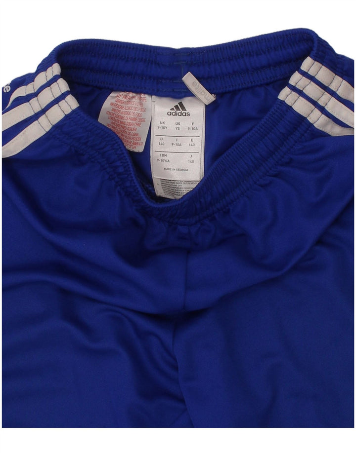 Adidas Boys Climalite Sportshorts 9-10 år Blå polyester