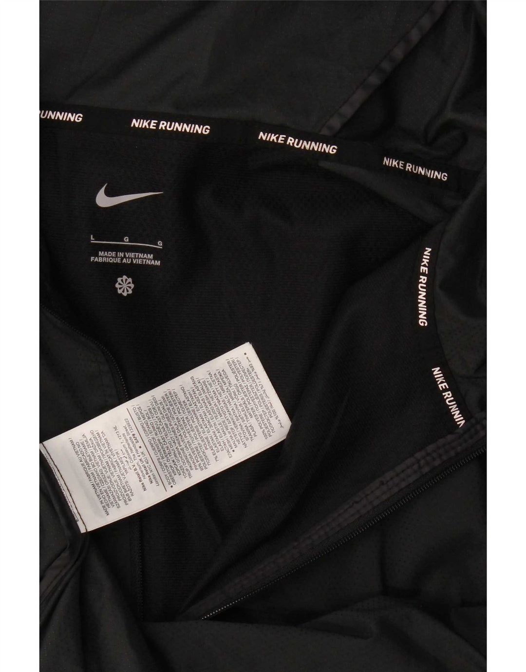 Nike Træningsdragt med hætte til mænd, topjakke, stor sort polyester