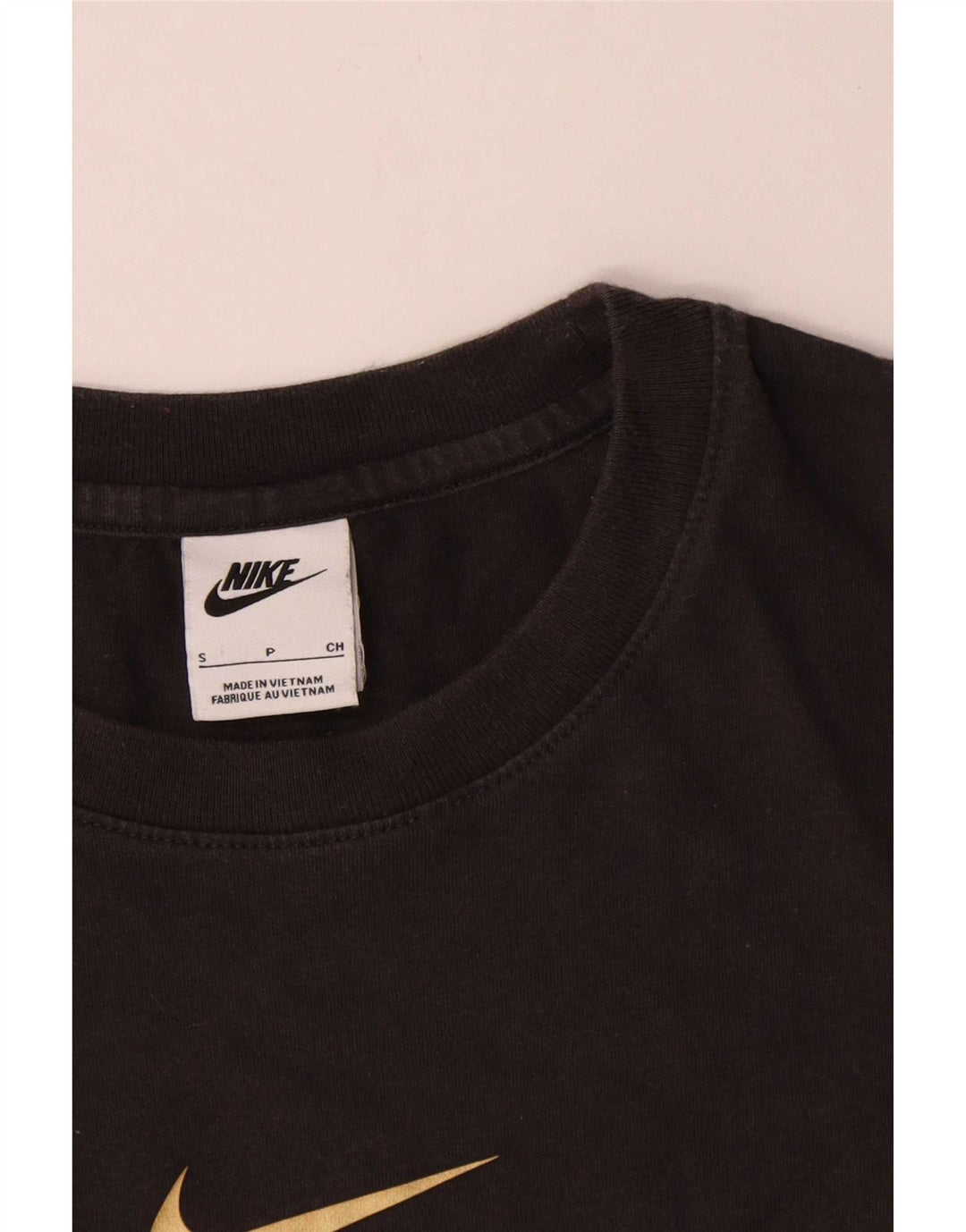 Nike Herre Air T-Shirt Top Lille Brun Colourblock