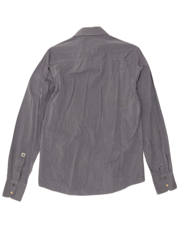 SCOTCH & SODA Herreskjorte Medium Blue Pinstripe